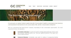 Desktop Screenshot of conservation-capital.com