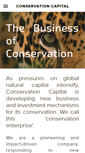 Mobile Screenshot of conservation-capital.com