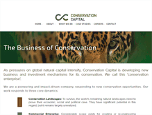 Tablet Screenshot of conservation-capital.com